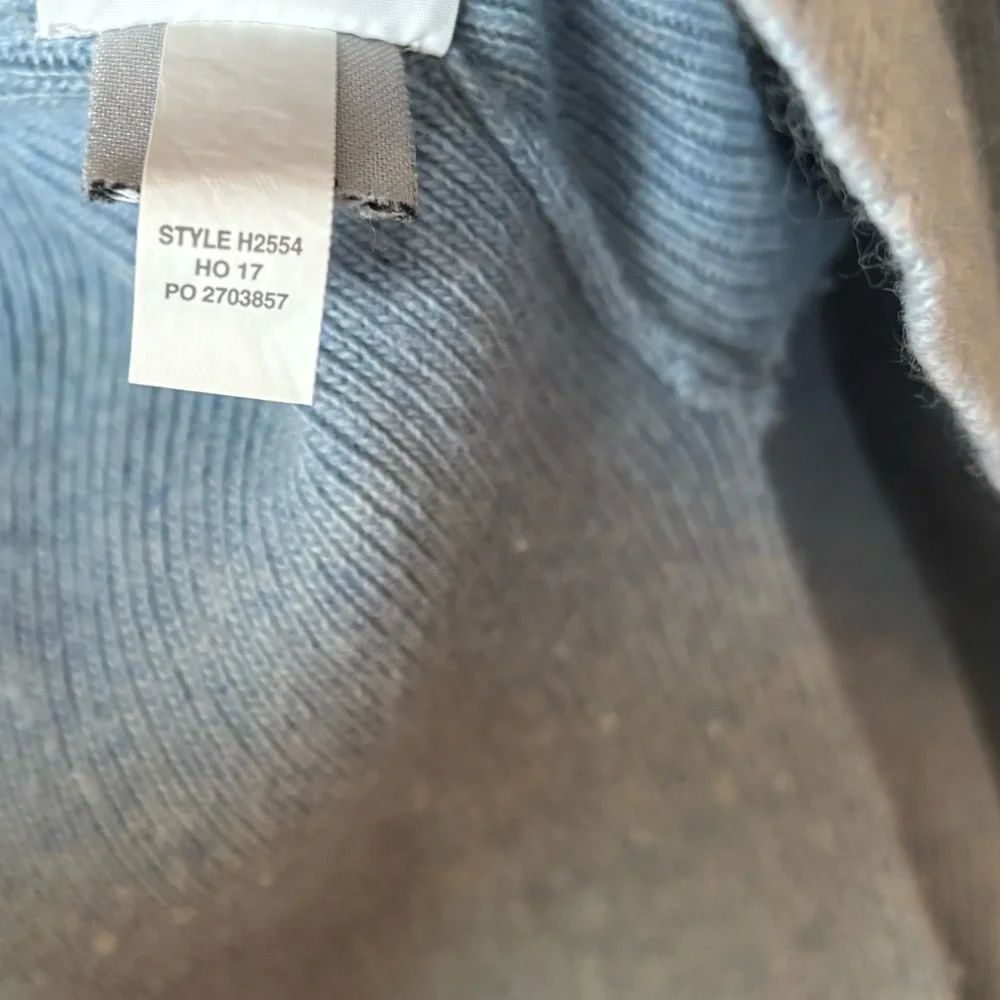 J. Crew Peplum Bell Sleeve‎ V Neck Sweater Powder Blue Wool Blend Small Cozycore